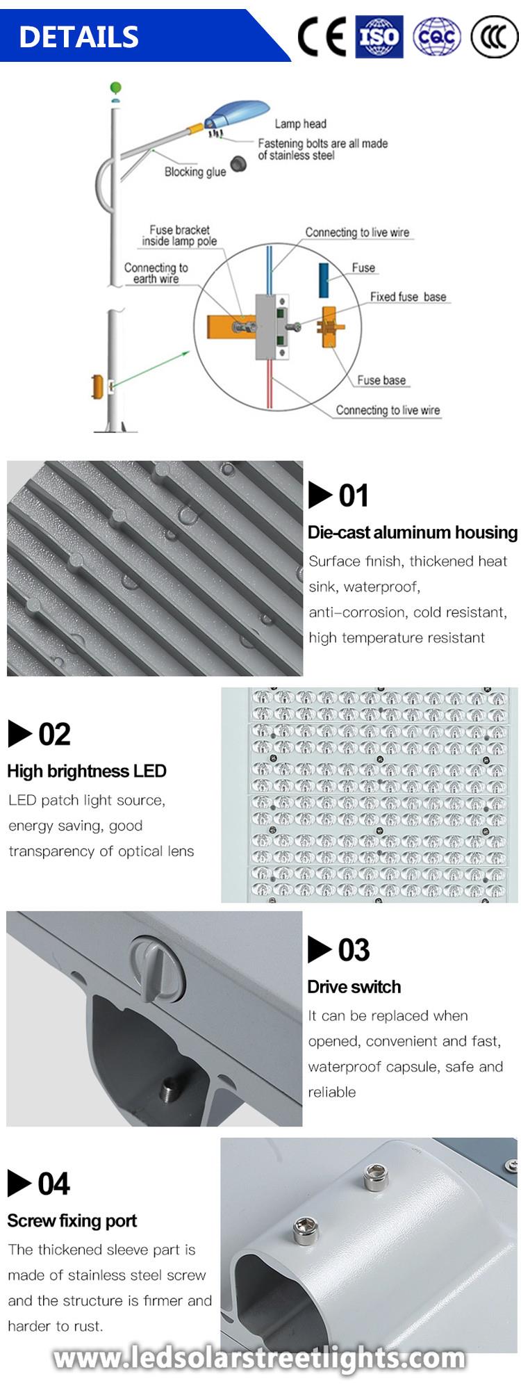 Details of 150W LED Street Light
