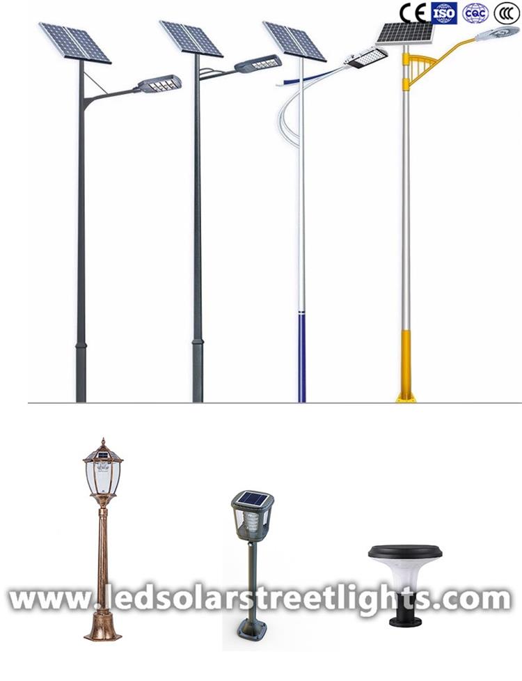outdoor solar lamp post