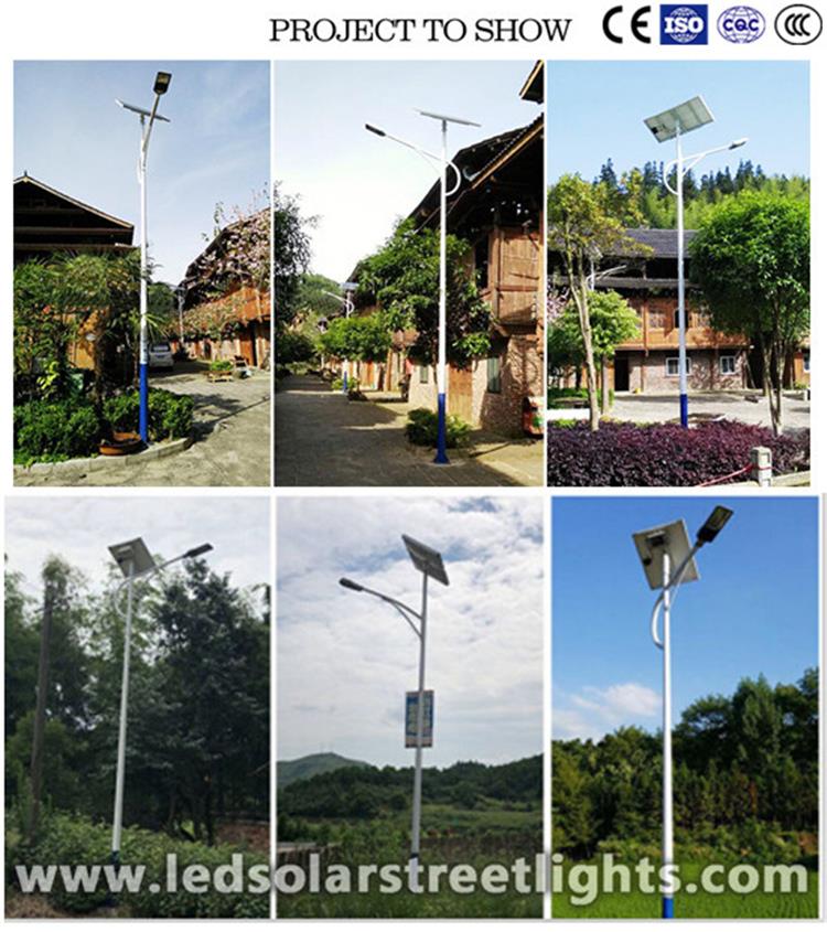 applied of outdoor solar lamp post