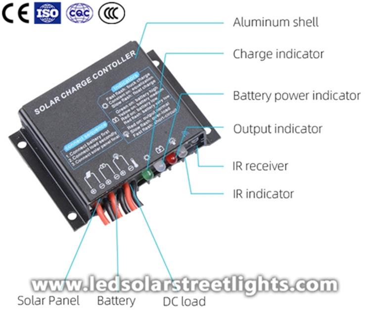 details of solar lamp controller